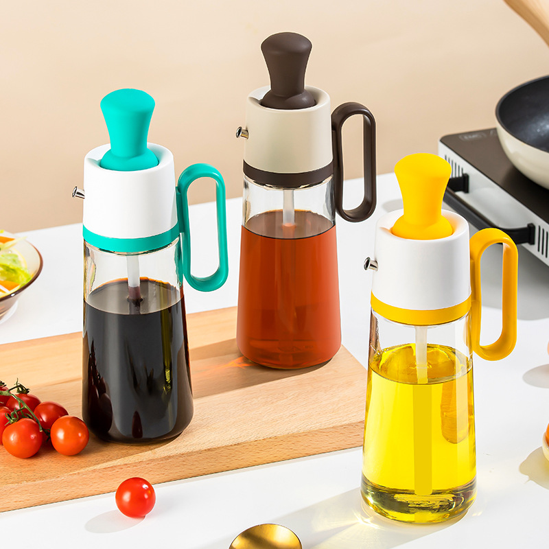 2-in-1 Oil Dispenser With Silicon Brush