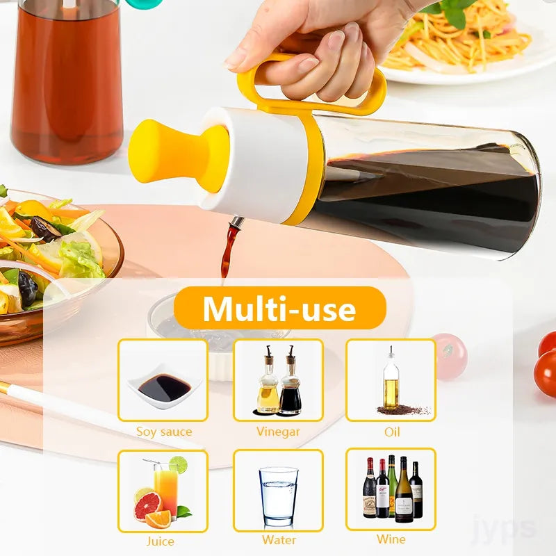 2-in-1 Oil Dispenser With Silicon Brush