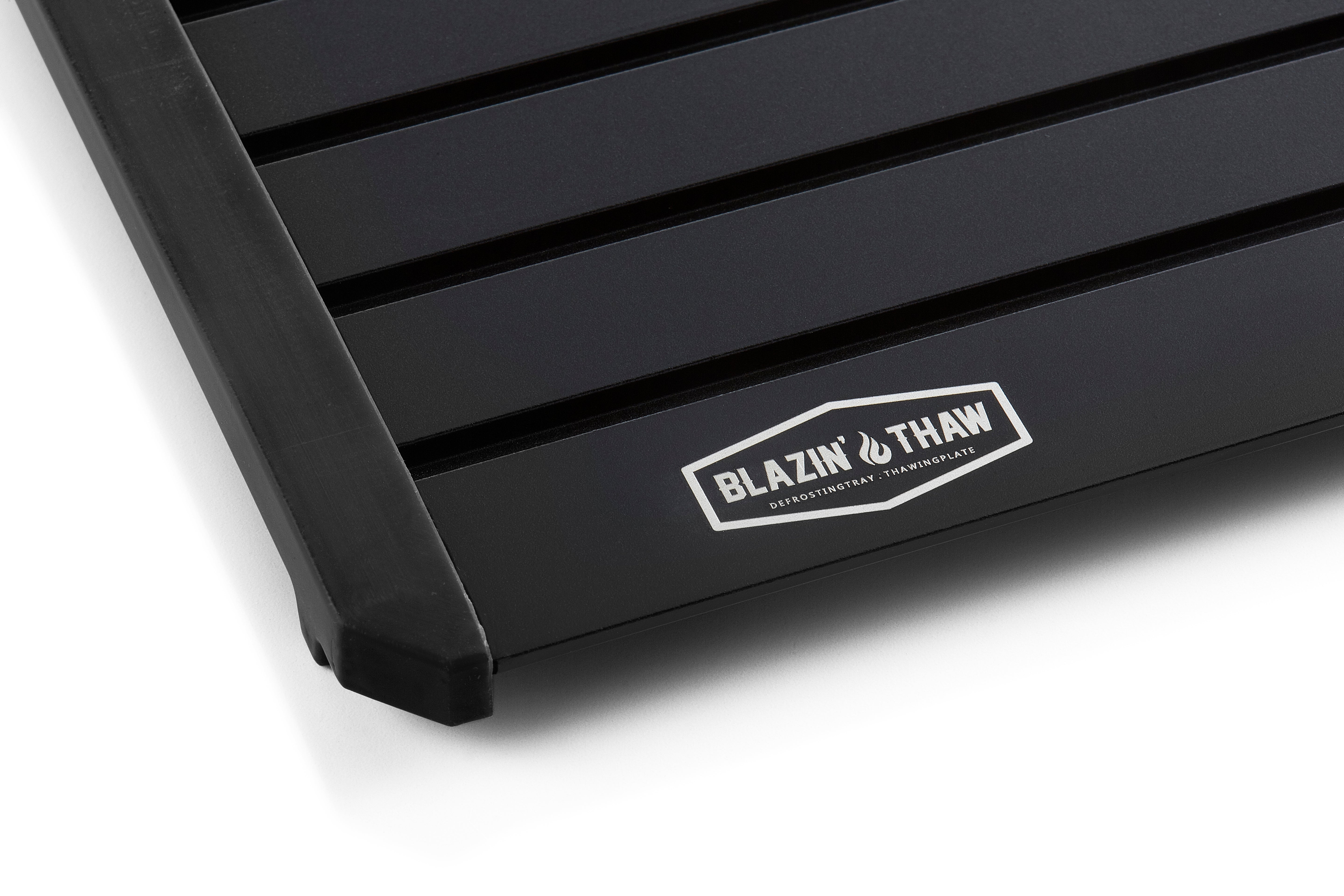Blazin’ Thaw Defrosting Tray 14” Large Size (Black)