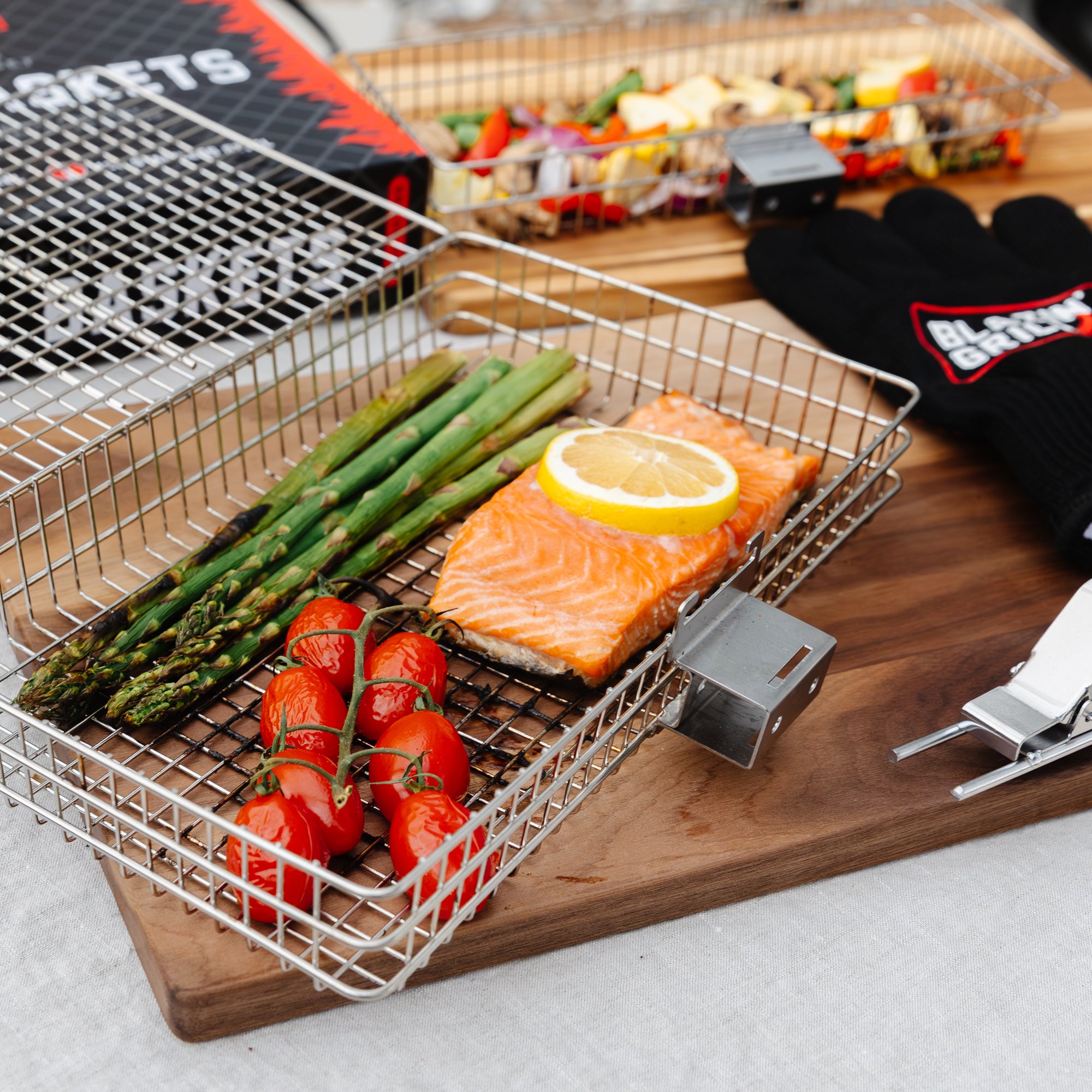 Blazin' Grill Baskets Set