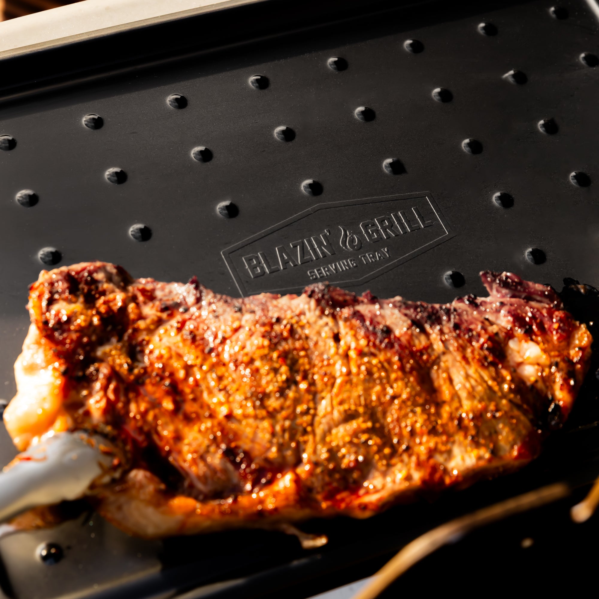 Blazin' Grill Flat Prep & Serving Trays
