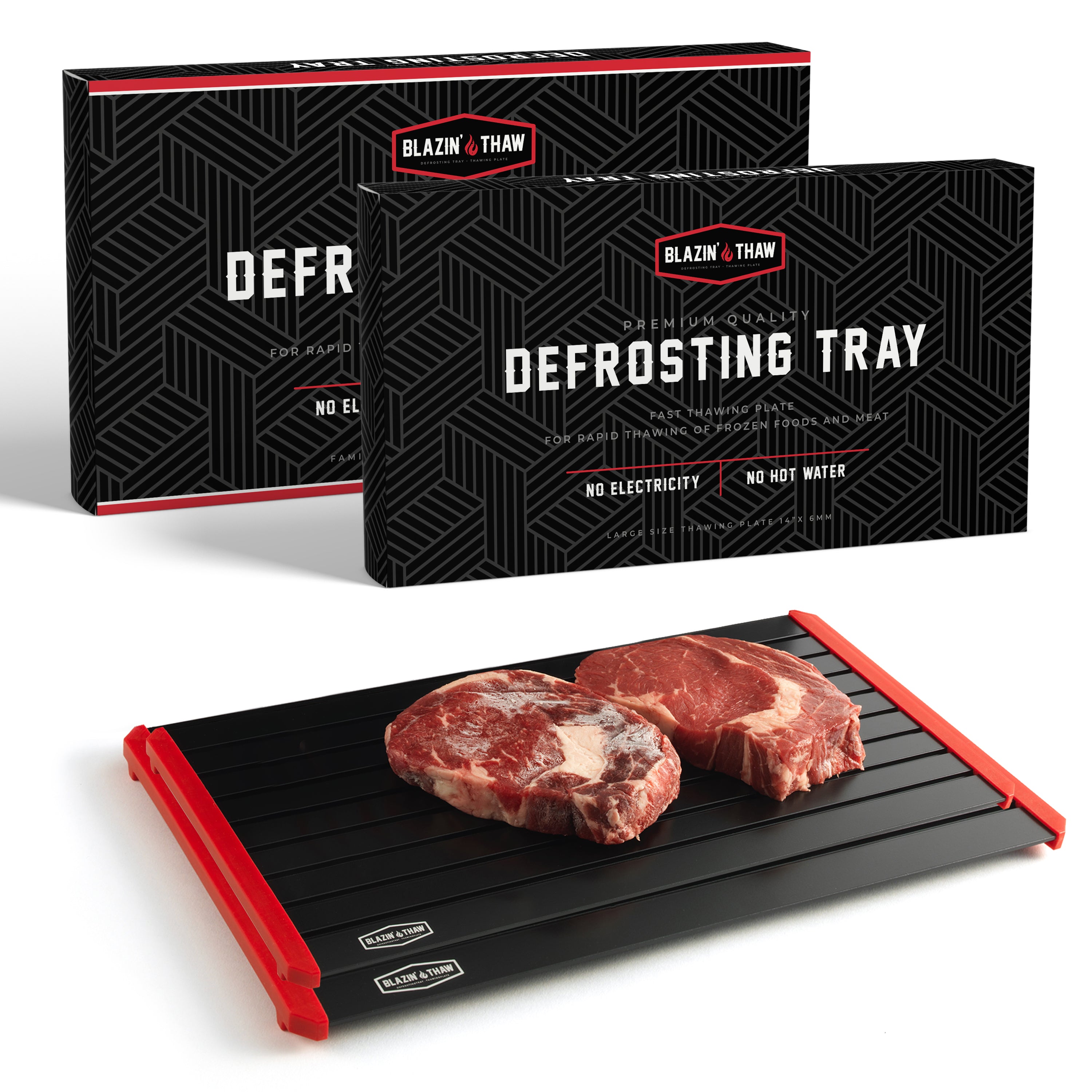 Blazin' Thaw Party Size Defrosting Tray Bundle