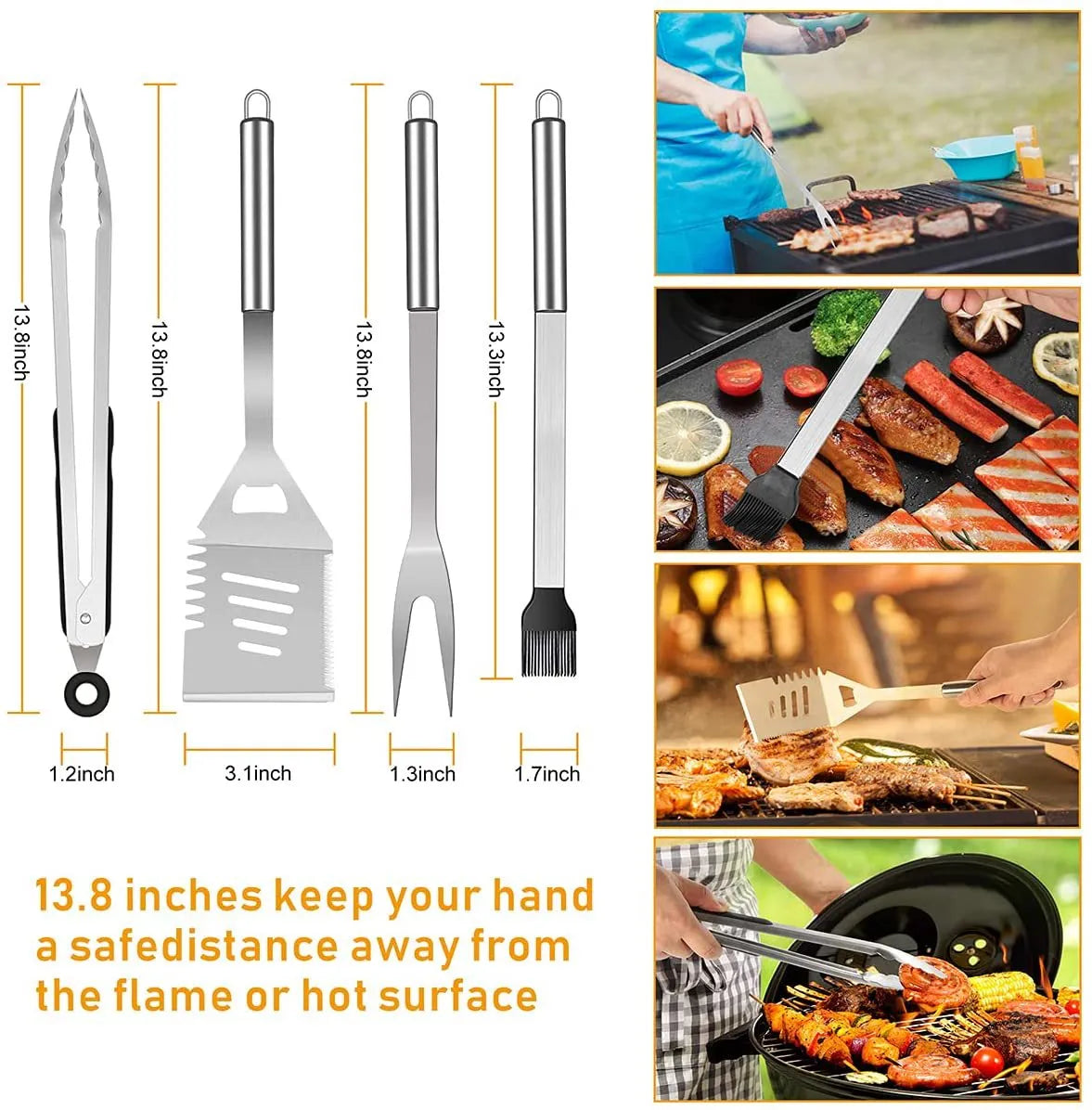 30 pcs BBQ Grill Tools Set