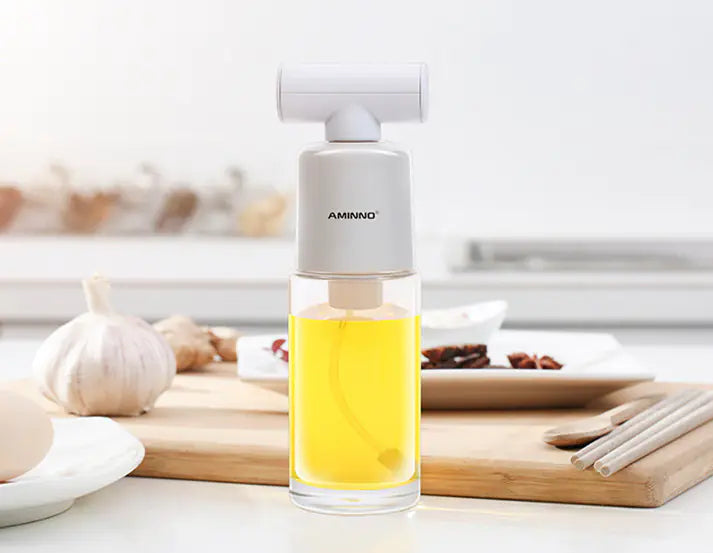 Food-Grade Glass Kitchen Oil Spray Bottle