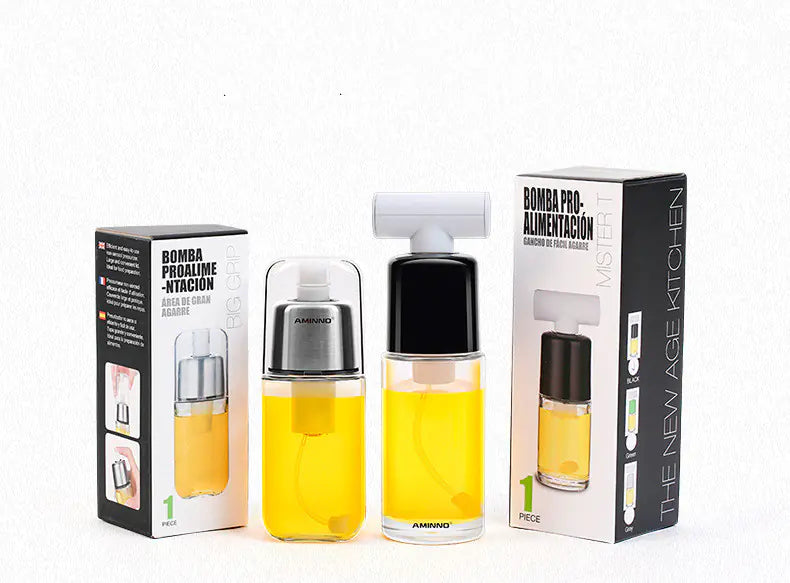 Food-Grade Glass Kitchen Oil Spray Bottle