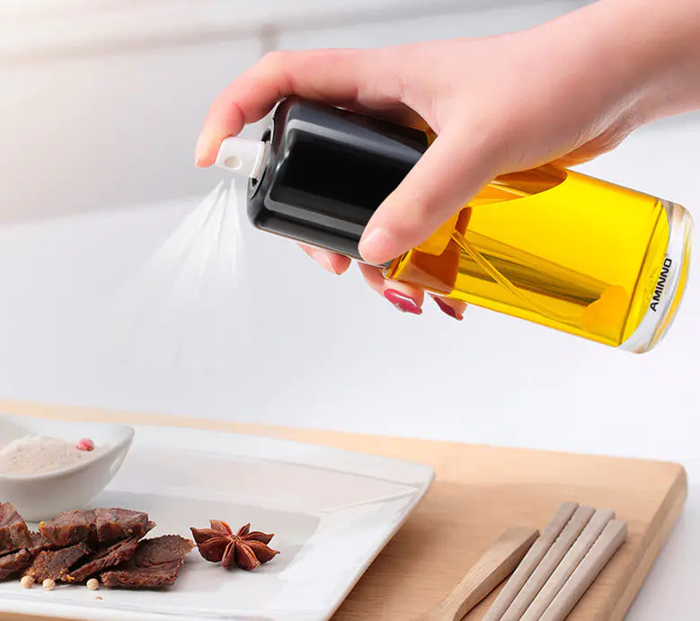 Food-Grade Glass Kitchen Oil Spray Bottle