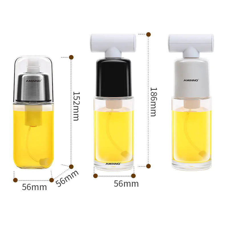 Food-Grade Glass Kitchen Oil Spray Bottle