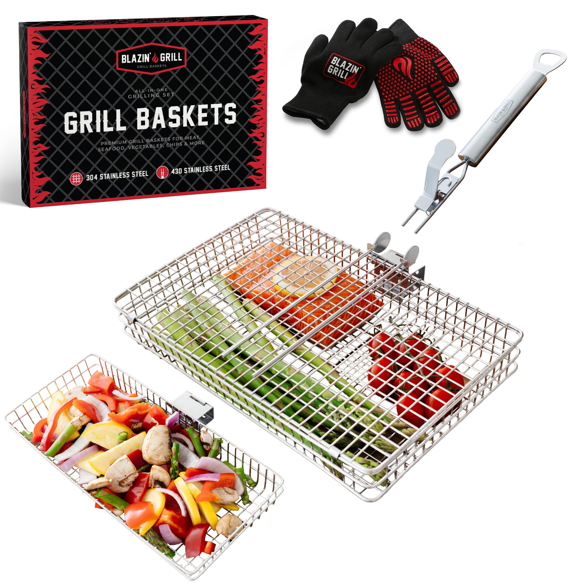 Grilling Baskets Set